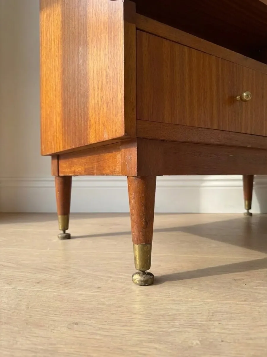 Mid Century Teak Display Cabinet / Bookcase - Image 4