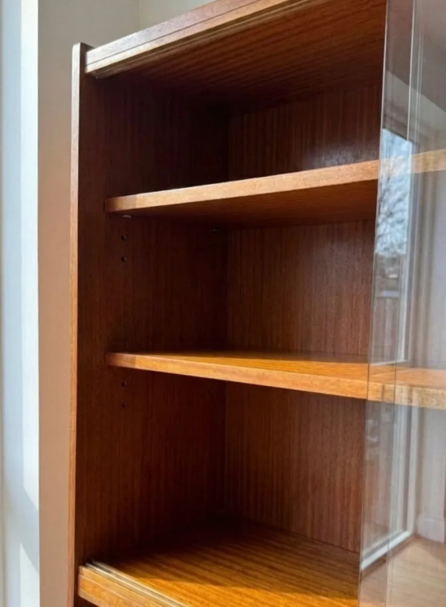 Mid Century Teak Display Cabinet / Bookcase - Image 3