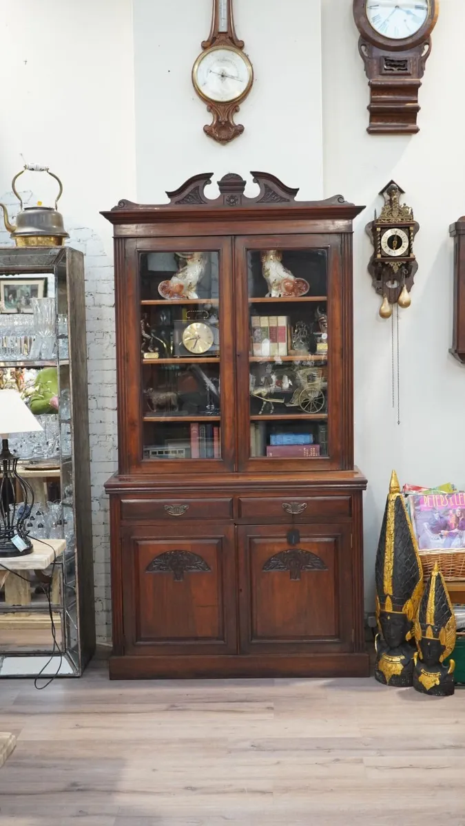 Victorian Mahogany Bookcase - Image 1