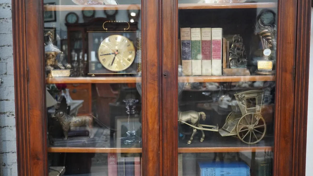Victorian Mahogany Bookcase - Image 4