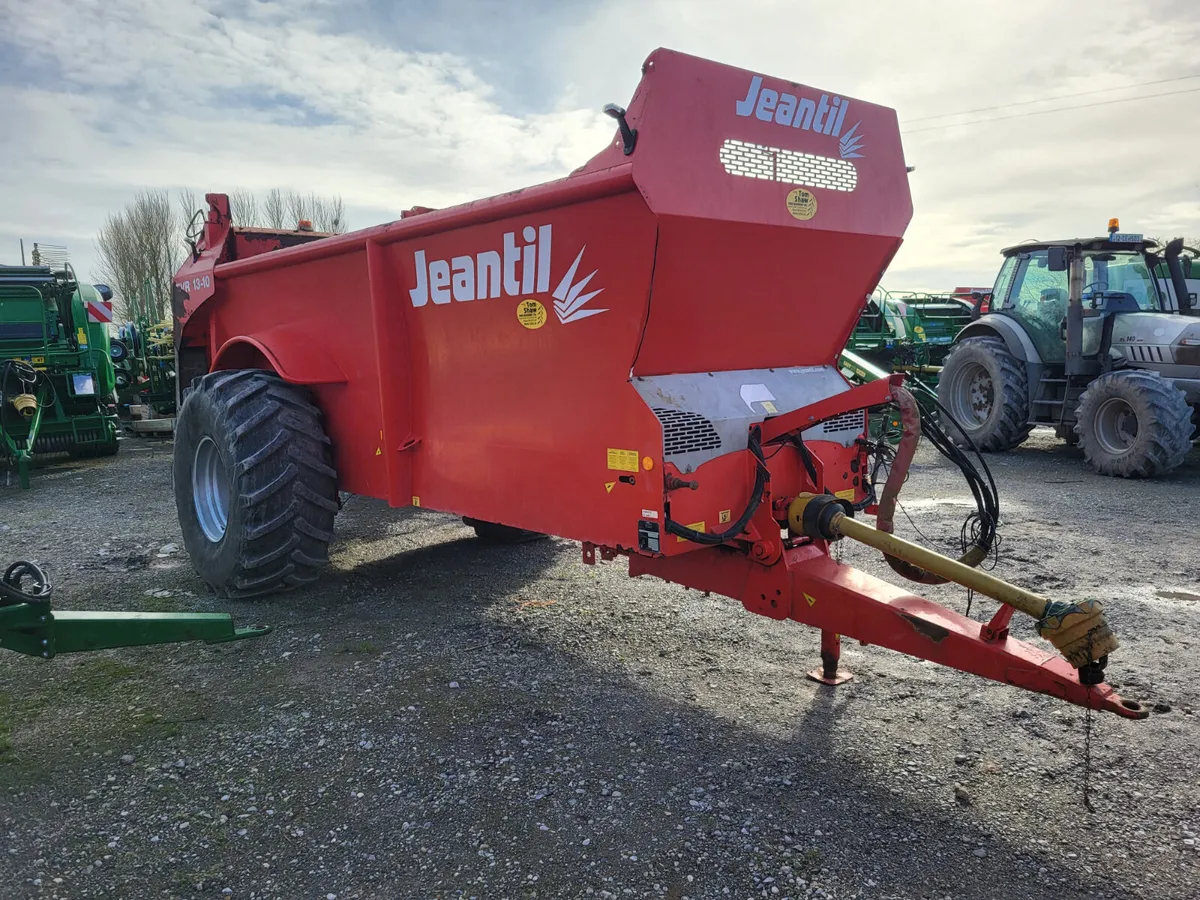 2017 Jeantil 13-10 Dung Spreader - Image 2