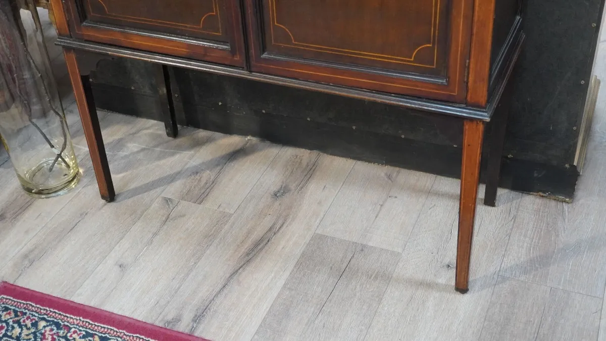 Antique Edwardian Style Display Cabinet - Image 4