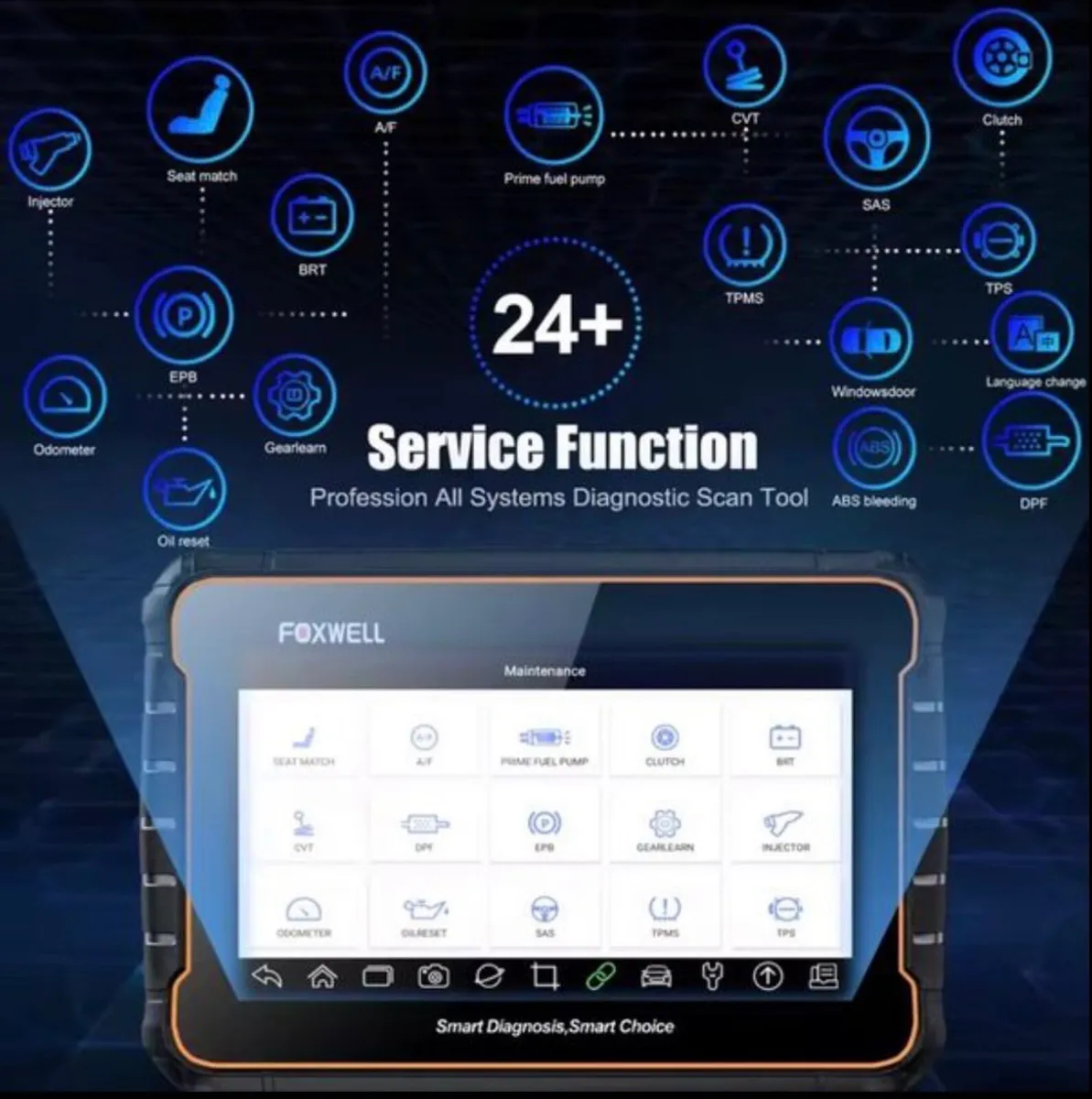 Foxwell GT60 OBD2 professional Scanner 24+ Reset - Image 4