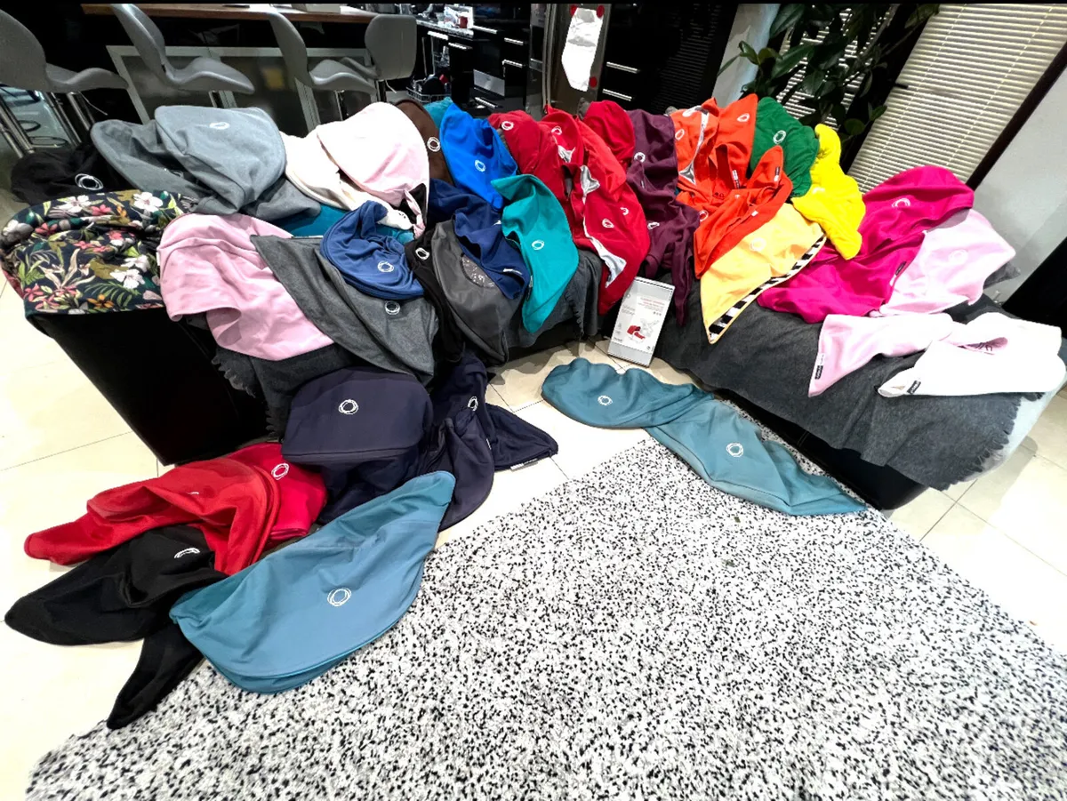 Bugaboo cameleon Fox Lynx canopy hoods in swords - Image 1