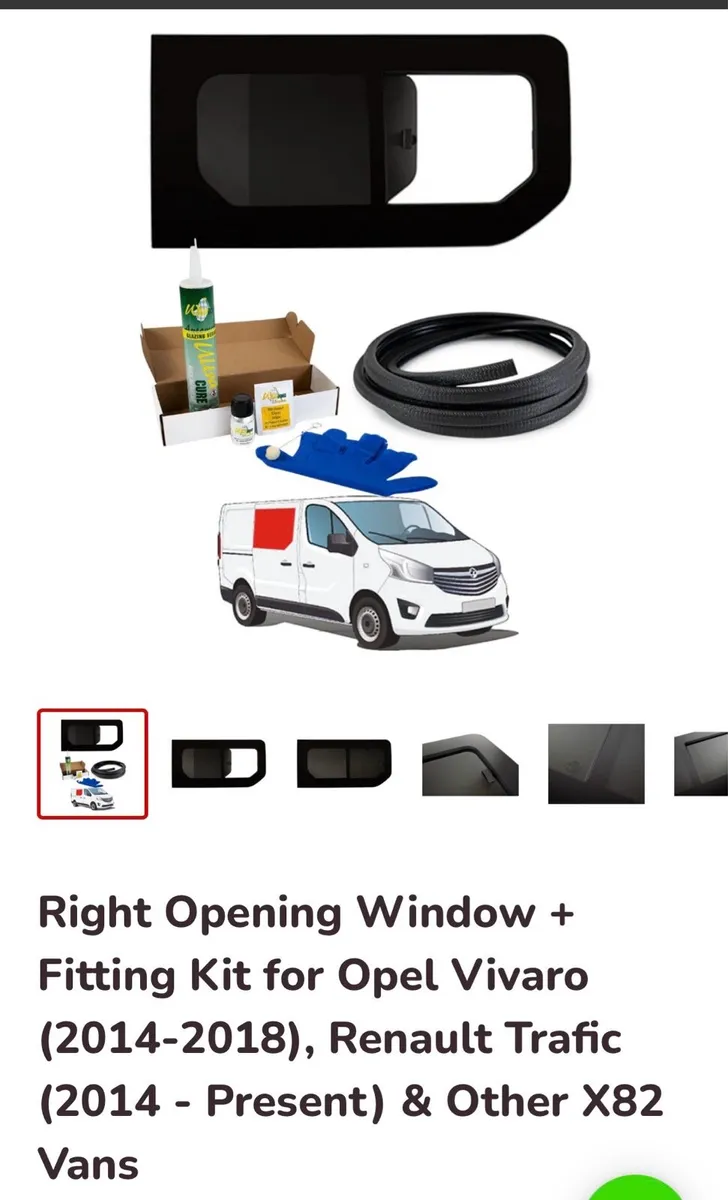 Renault Trafic Opel Vivaro Camper Window