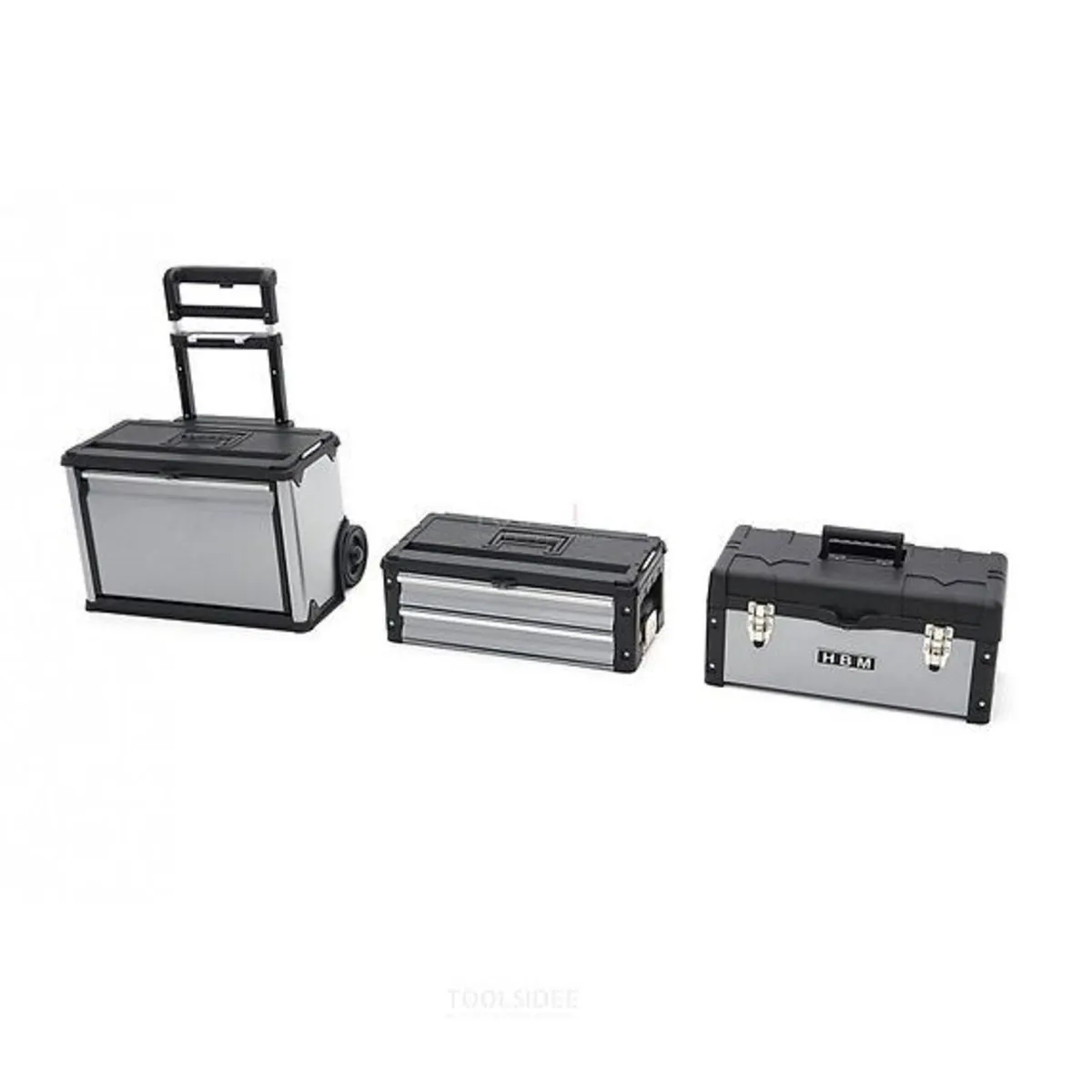 Heavy Duty 3 Piece Modular Tool Box Set  75kg - Image 1