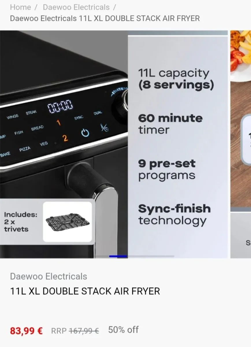 Daewoo air fryer - Image 3