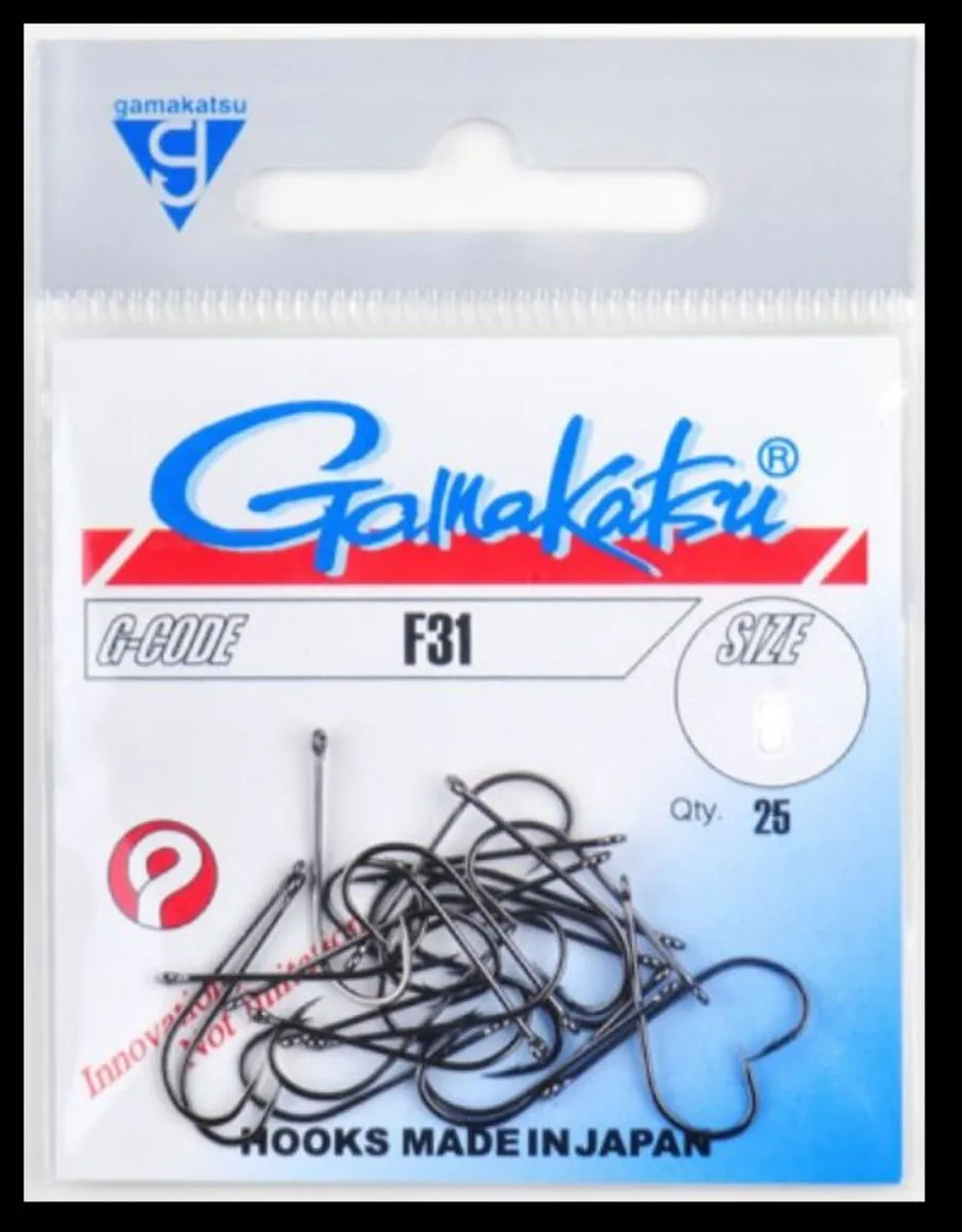 Gamakatsu F31 hooks (Size 4 Pack of 25)