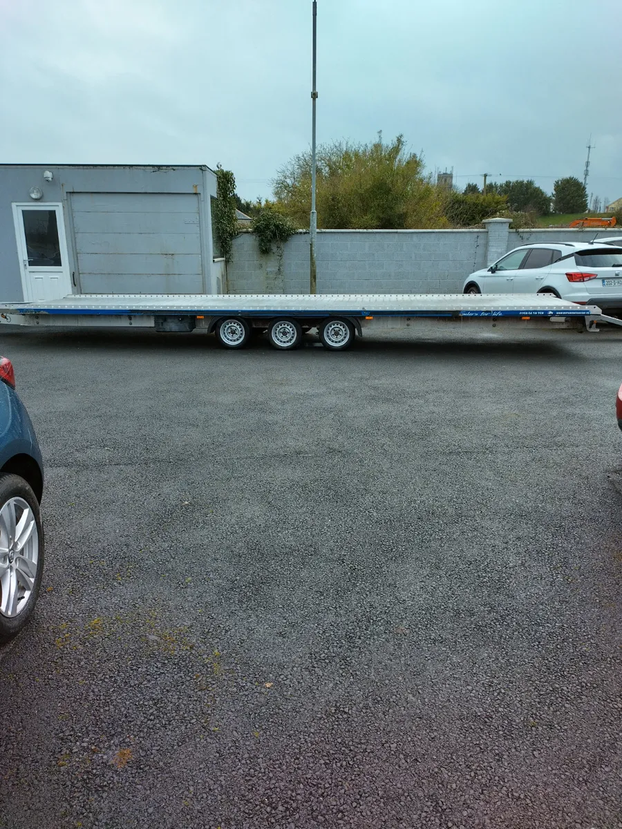 TWO CAR TRANSPORTER TRAILER - Image 1