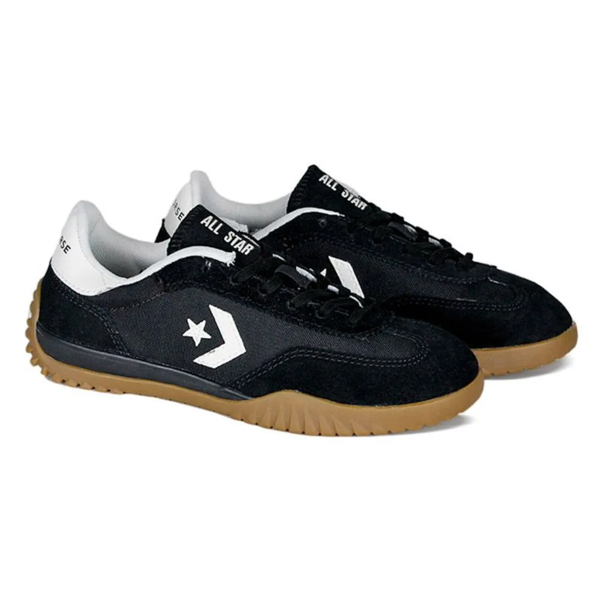 Womens Black Converse Run Star Trainers - Image 1