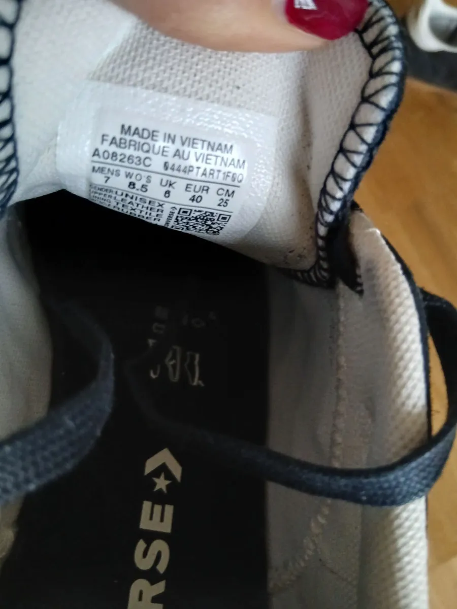 Womens Black Converse Run Star Trainers - Image 2