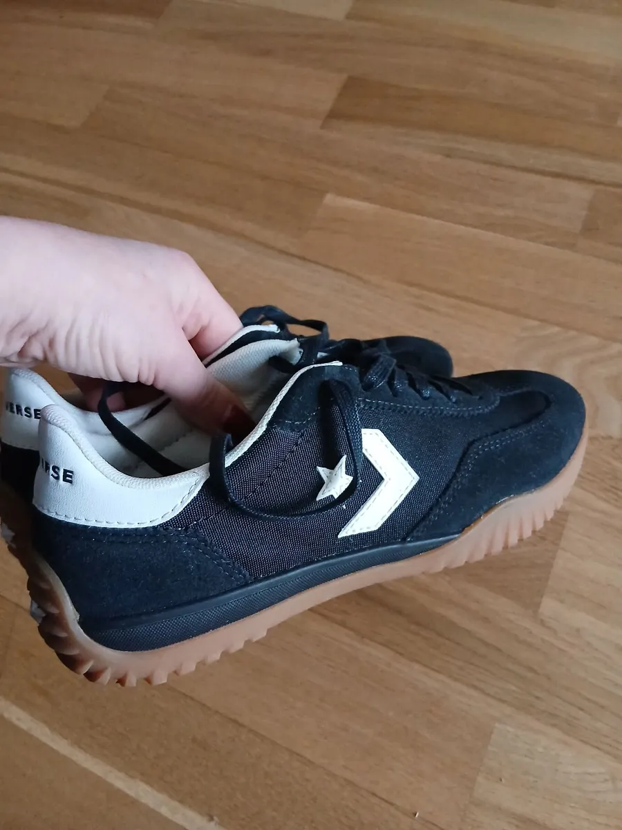 Womens Black Converse Run Star Trainers - Image 4