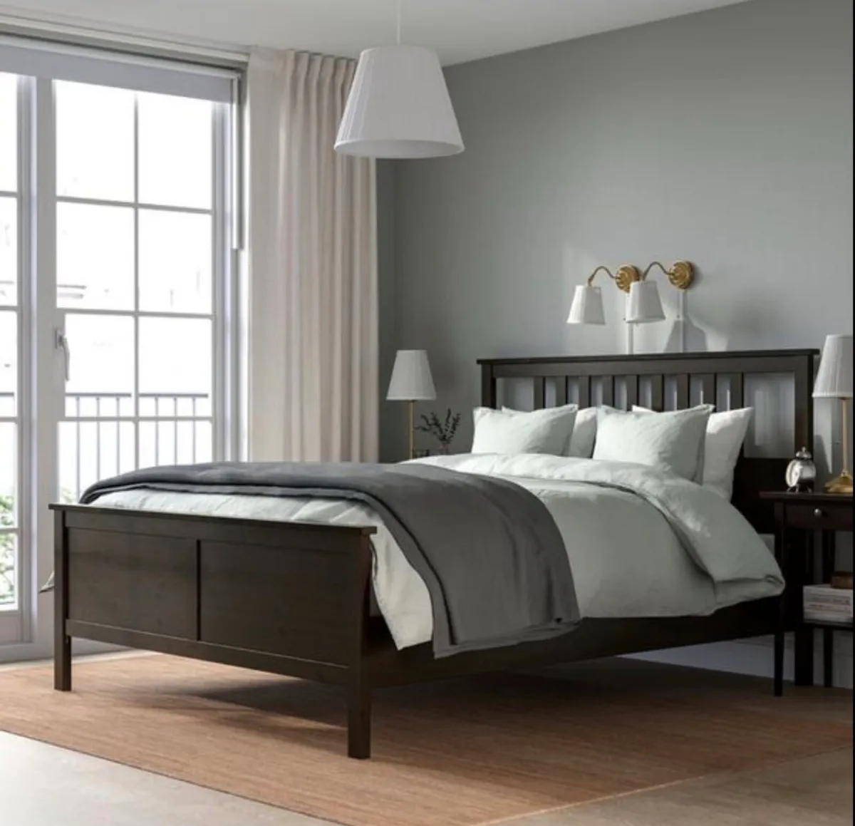 Ikea king bedframe - Image 1