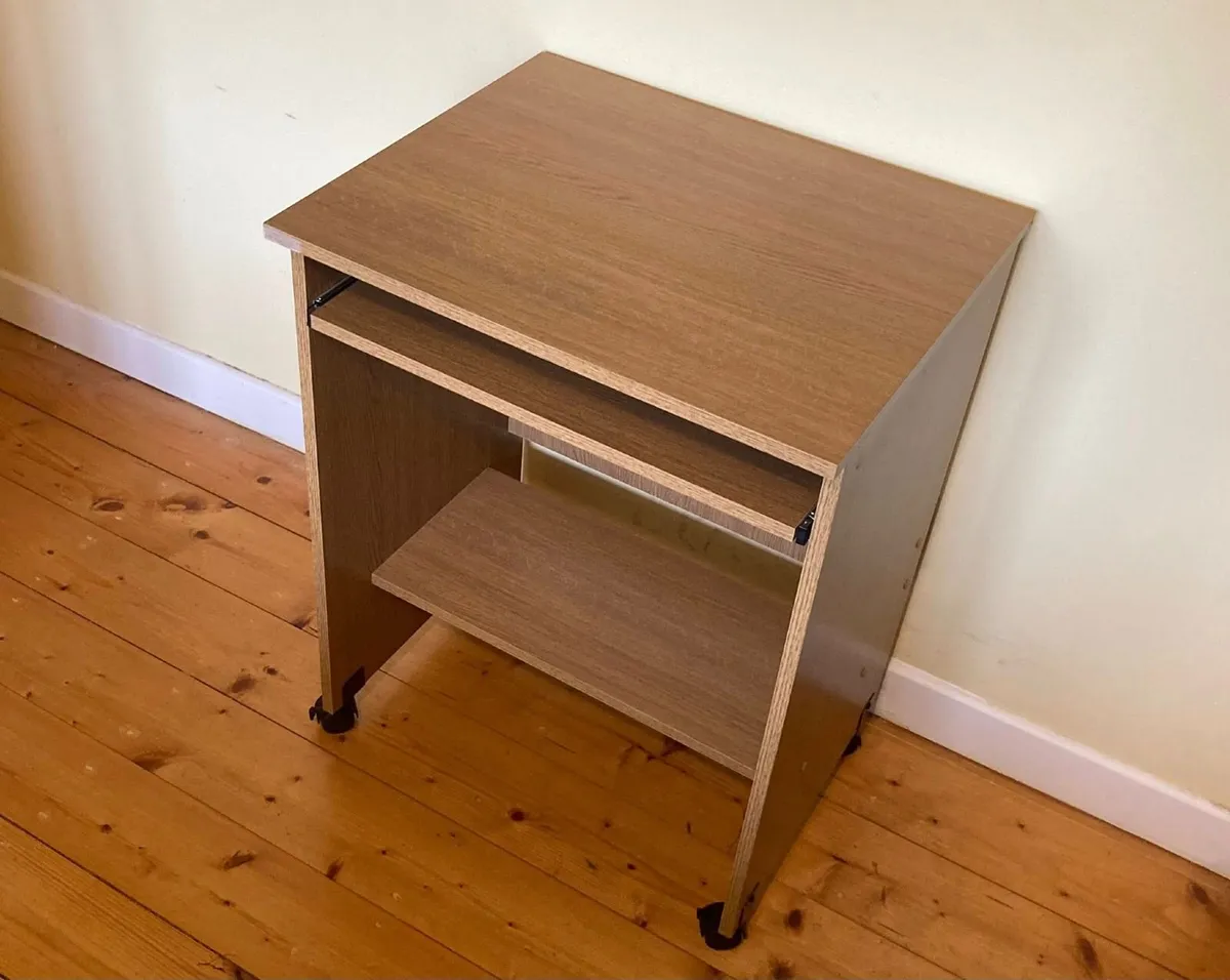 Study / Computer Desk with Pull-Out Tray - Image 4
