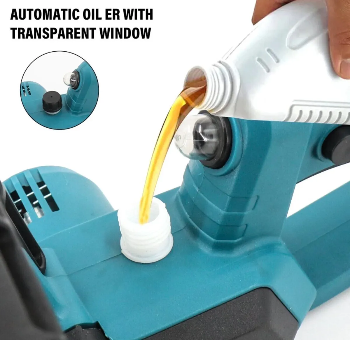 10” Mini Chainsaw Cordless & 2 Batteries NEW - Image 3