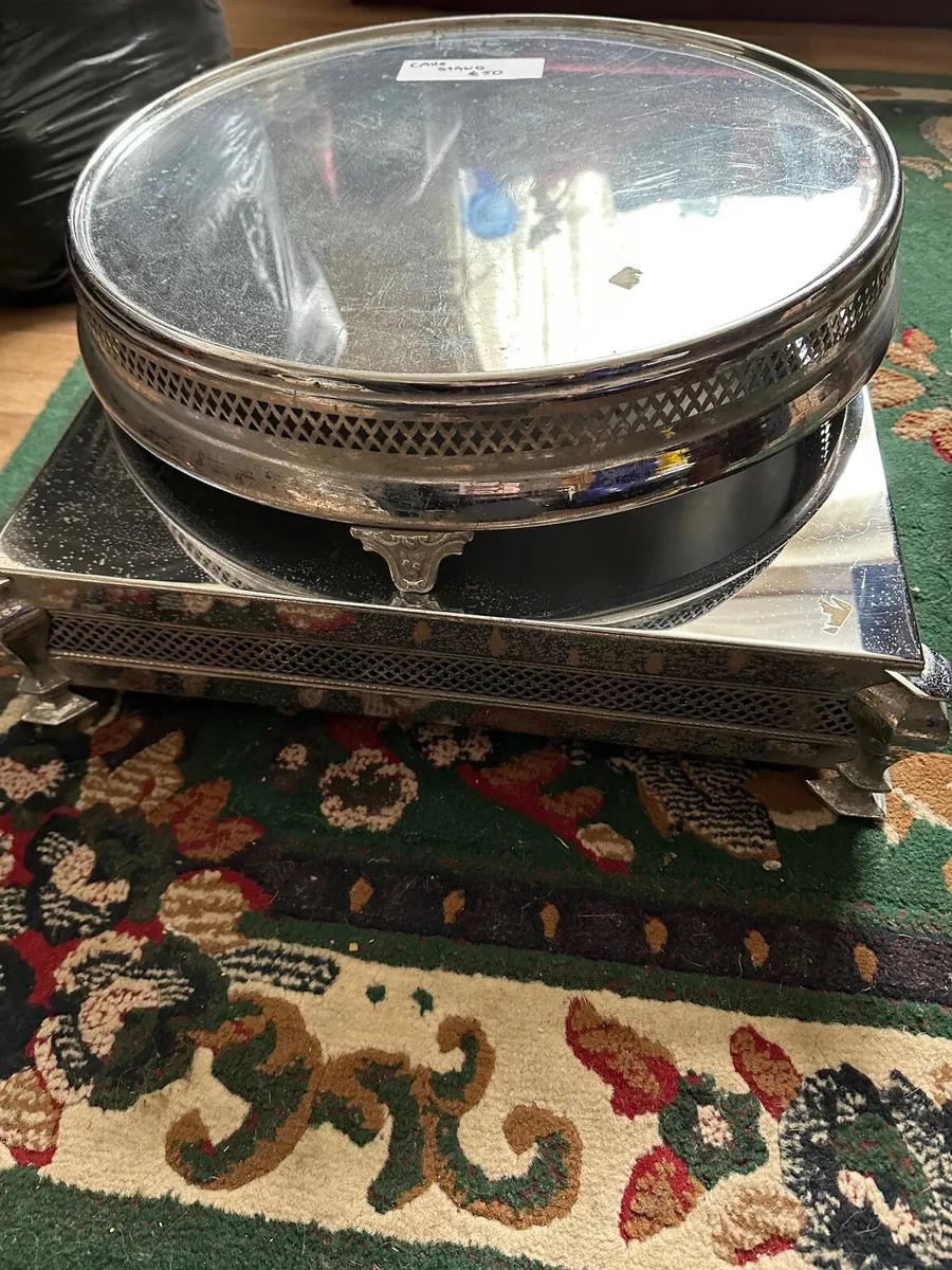 Cake stand silver - Image 1