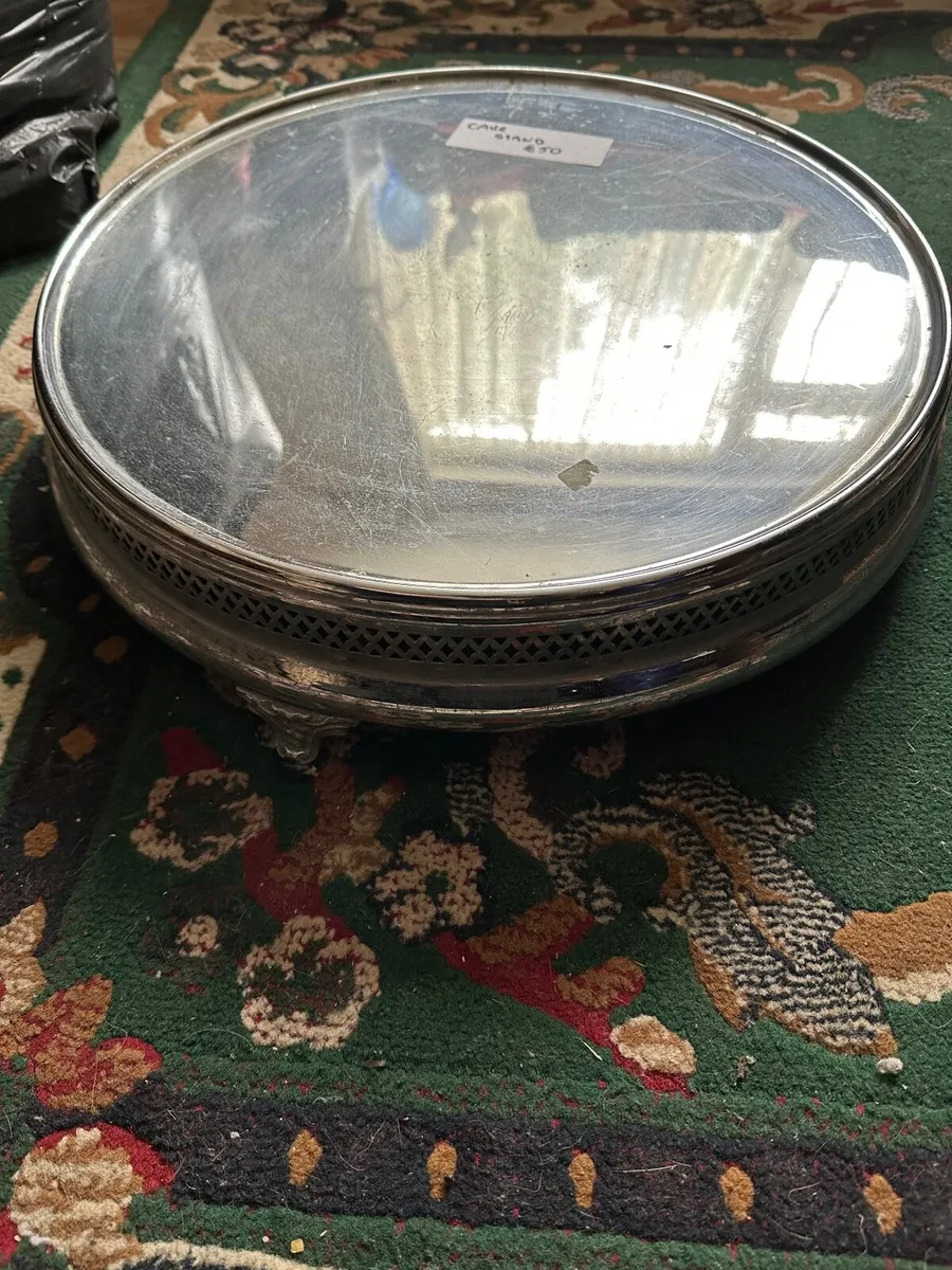Cake stand silver - Image 2