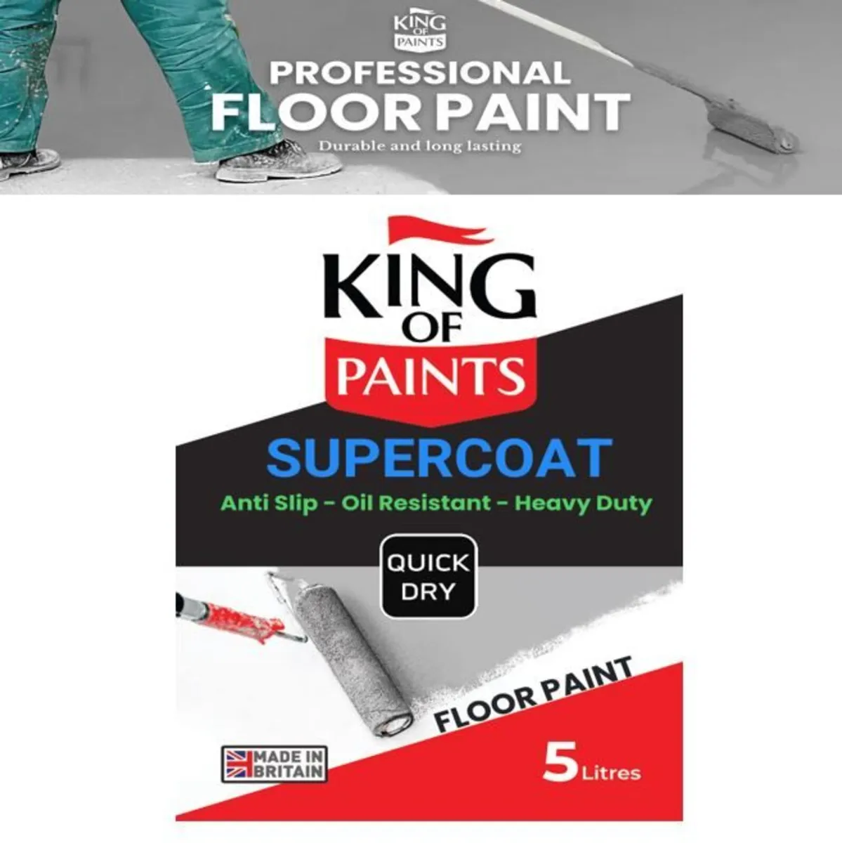 King of Paints Supercoat Floor Paint 5l - Image 2