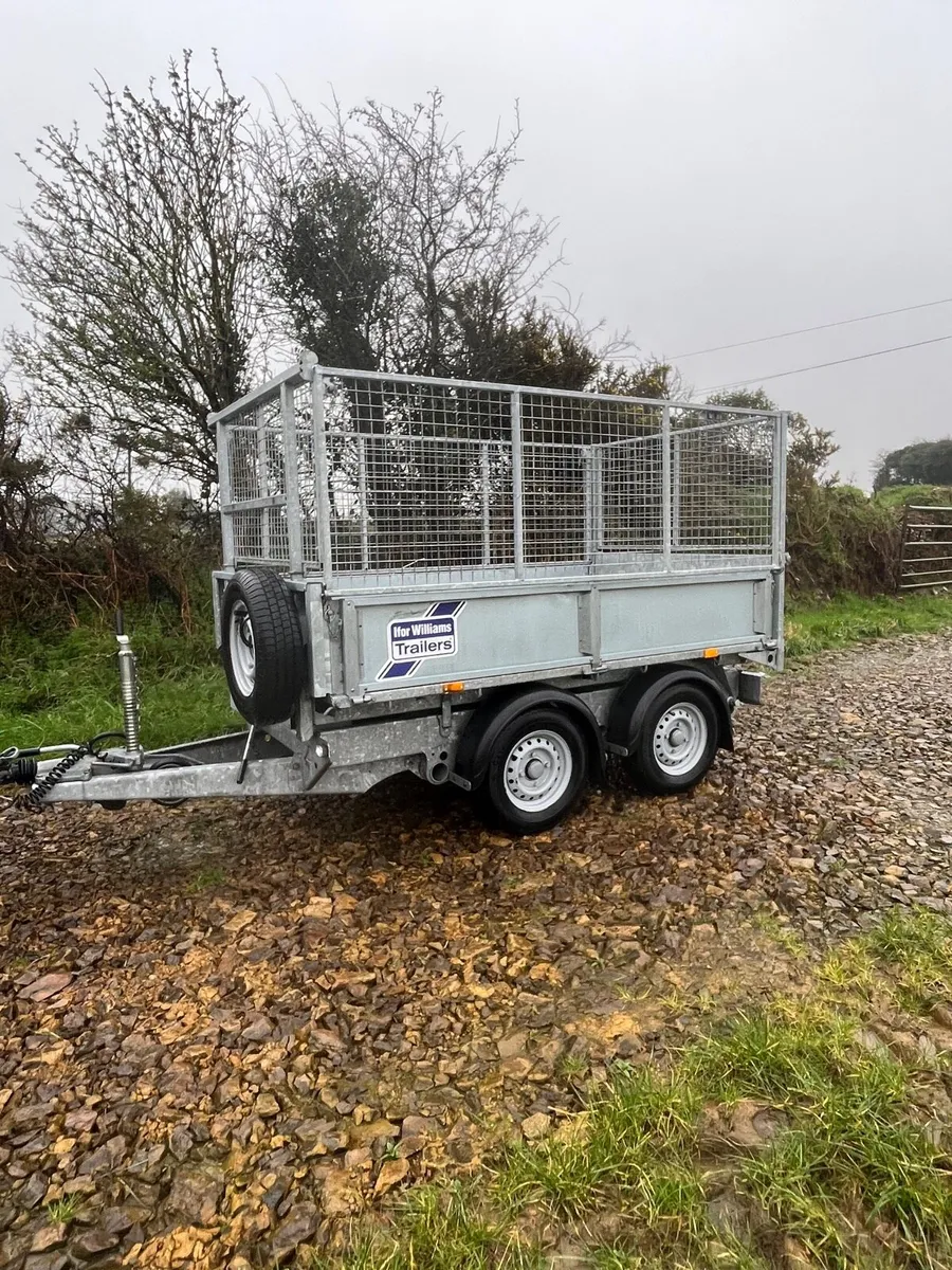 8x5 iforwilliams tipping trailer & mesh side - Image 4