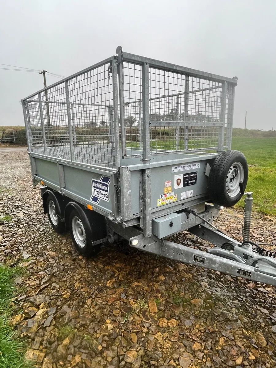 8x5 iforwilliams tipping trailer & mesh side - Image 2