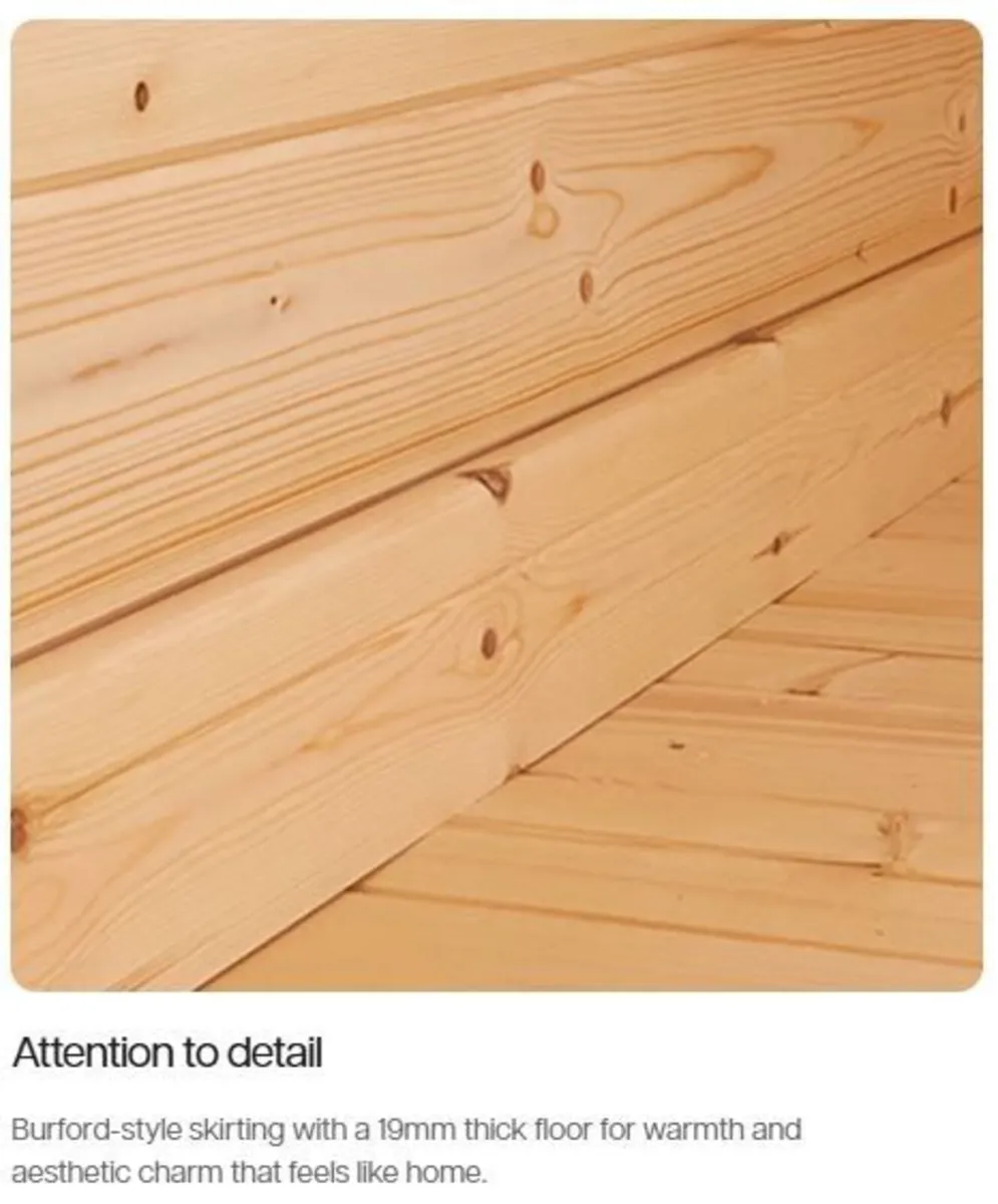 🏡 20×10 Coola Living Timber Log Cabin – 44mm - Image 3