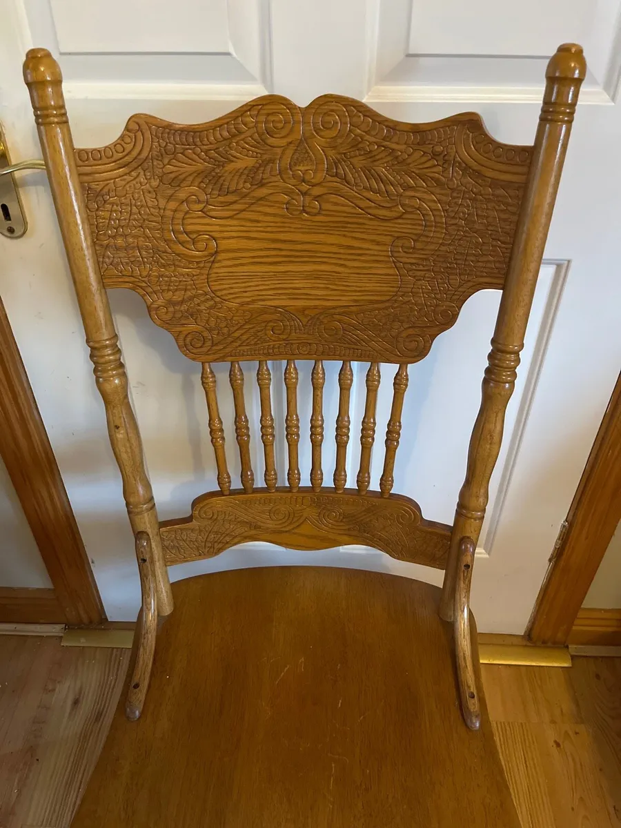 4 solid pine Country Cottage Chairs in perfect c - Image 2