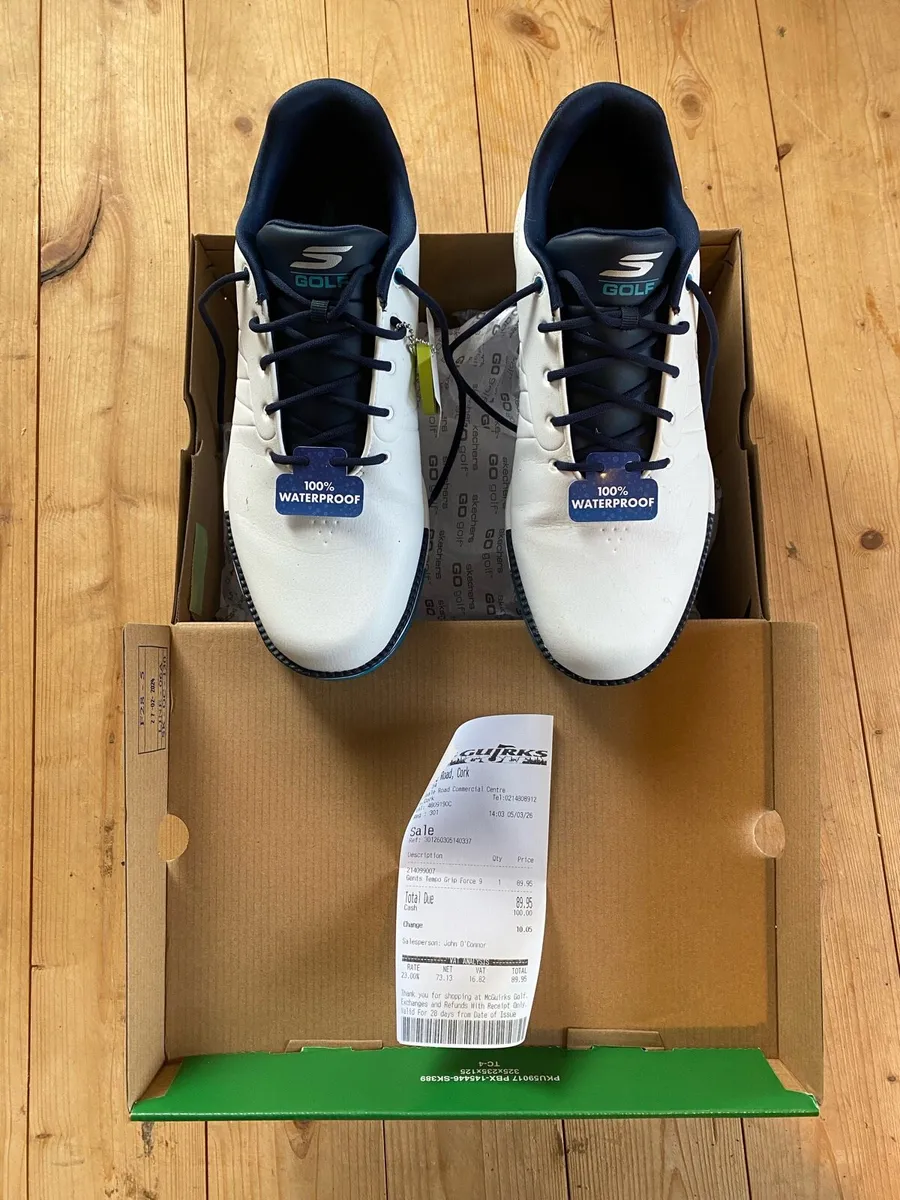 Skechers go golf tempo shoes, size 9 - Image 1