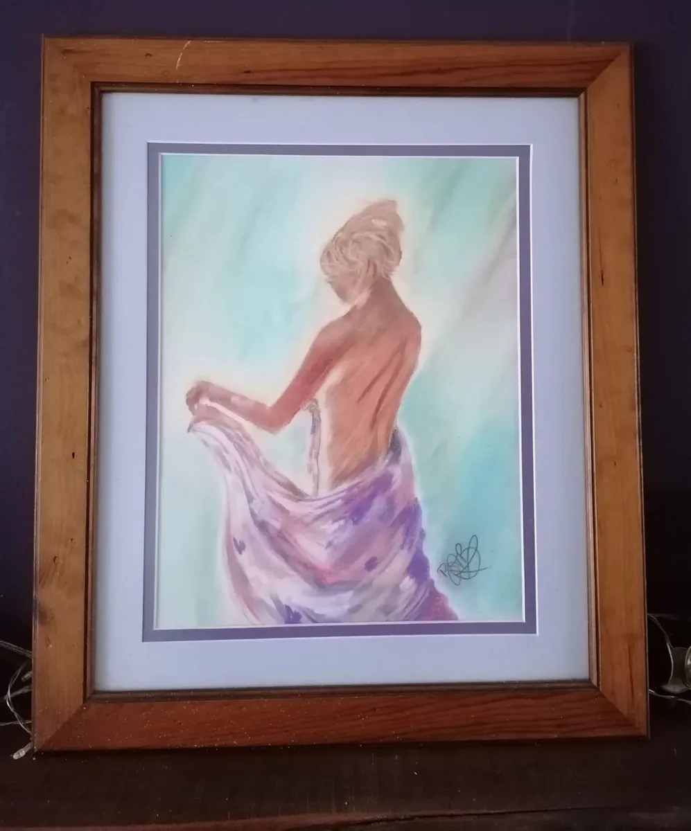 Woven Silk - Original Pastel Painting - Image 4