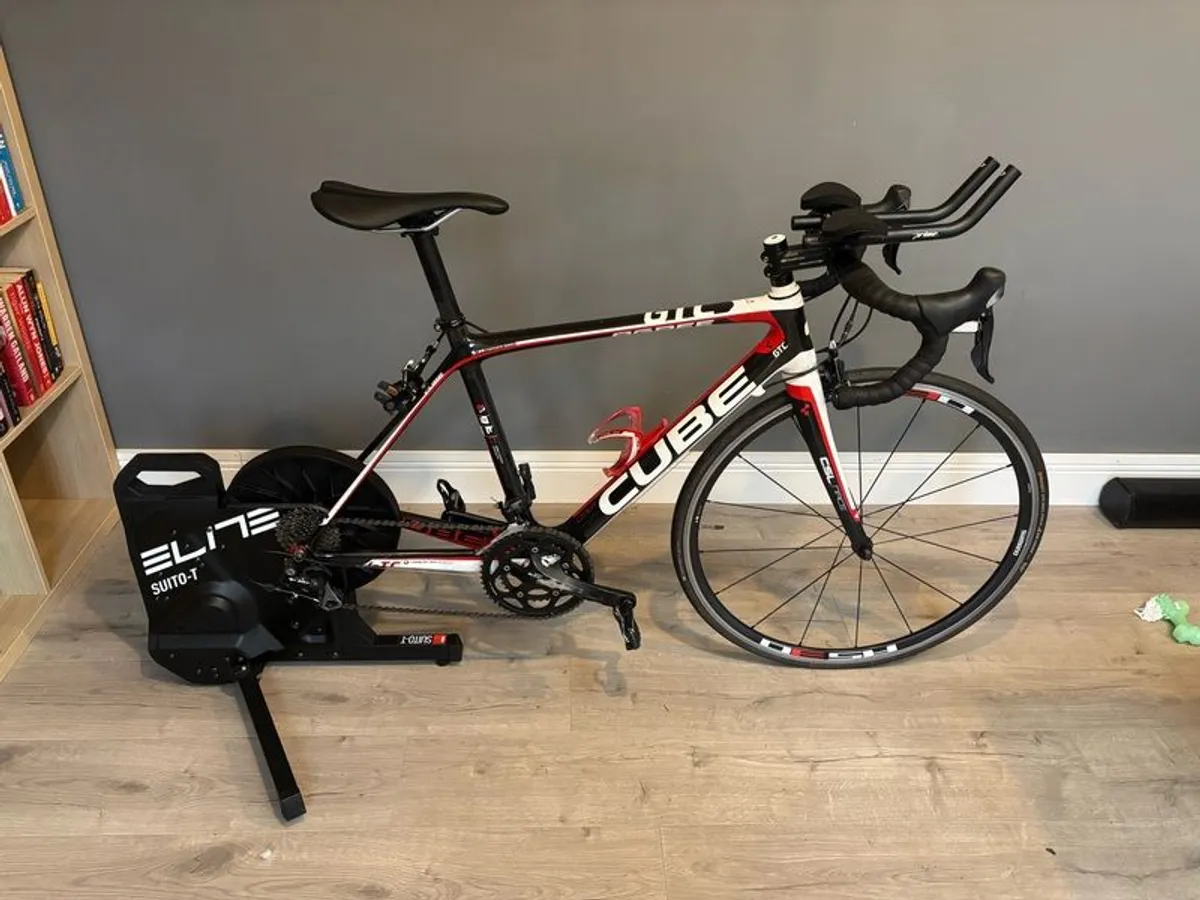 Road Bike & Turbo Trainer - Image 1