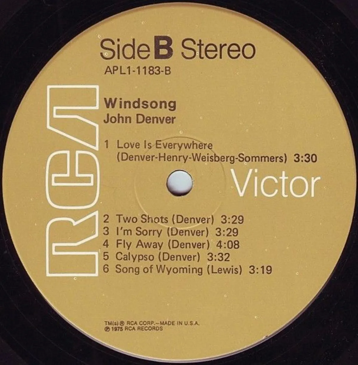 John Denver Windsong Album - Image 4