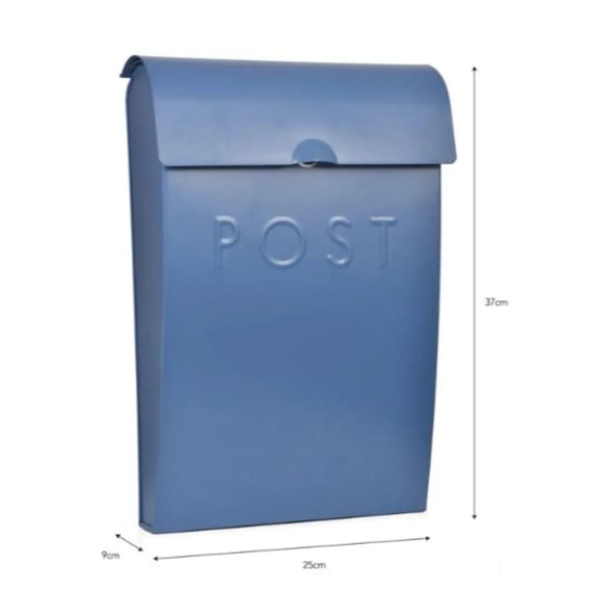 Classic Post box with lock Wulworth Blue – GT35 - Image 2