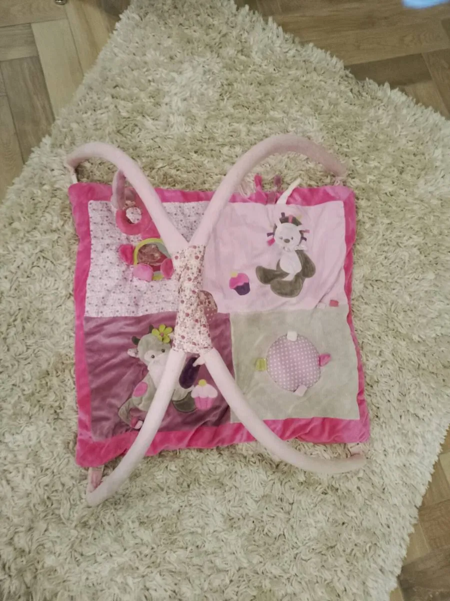 Baby Nursery Bundle, Baby Gym,Bath & Nappy bin - Image 2