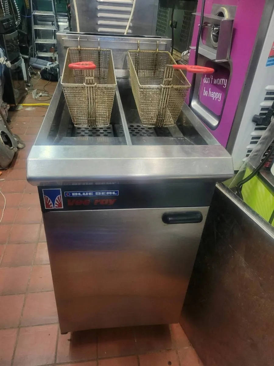 Fryer Natural Gas Twin Tank BLUE SEAL - Image 3