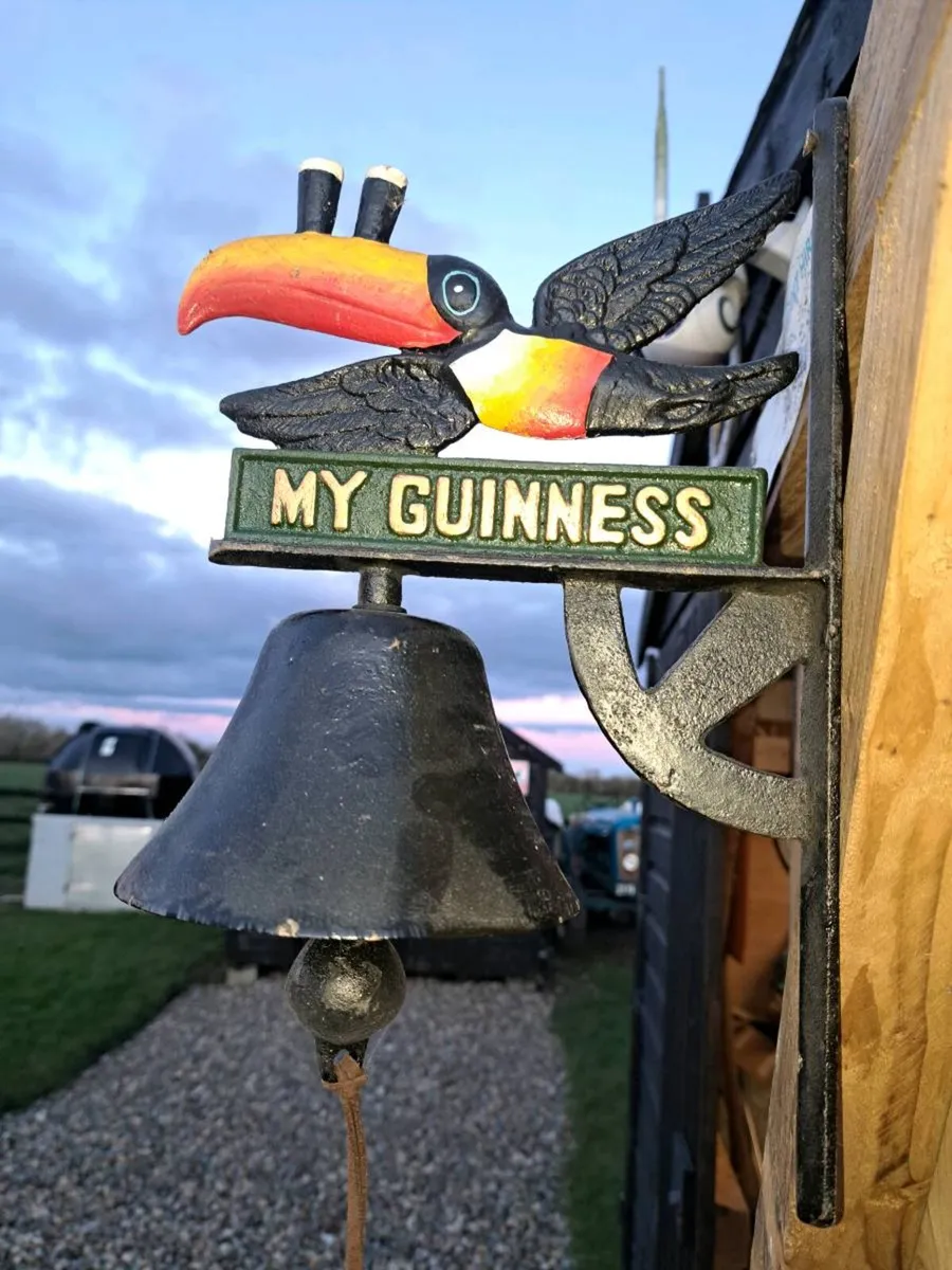 Guinness cast iron bell - Image 1
