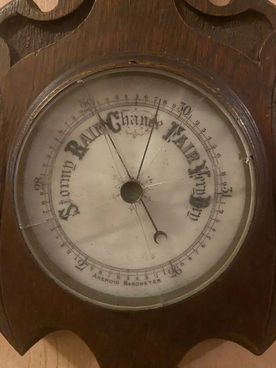 Edwardian Aneroid Barometer - Image 1