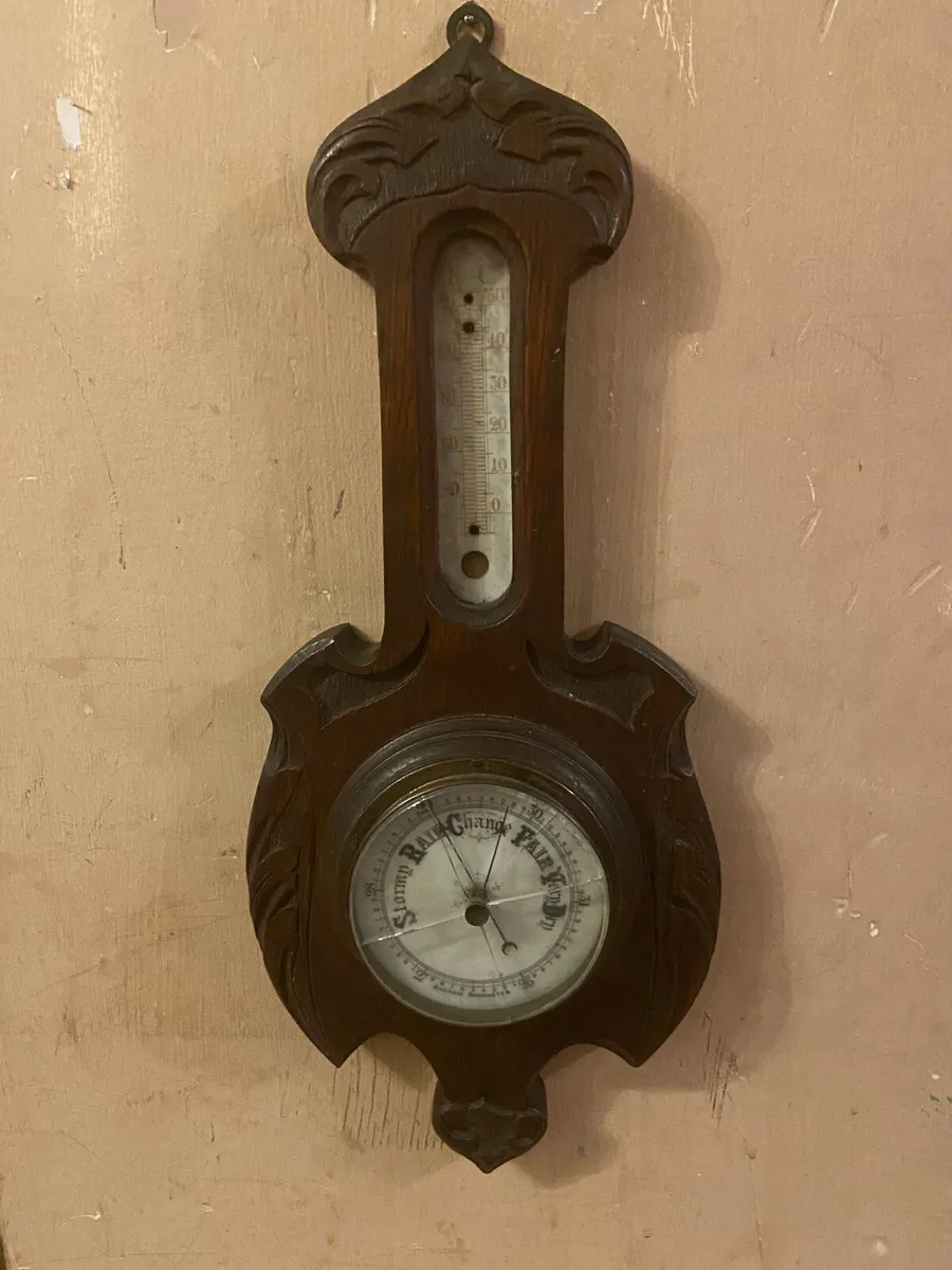 Edwardian Aneroid Barometer - Image 2