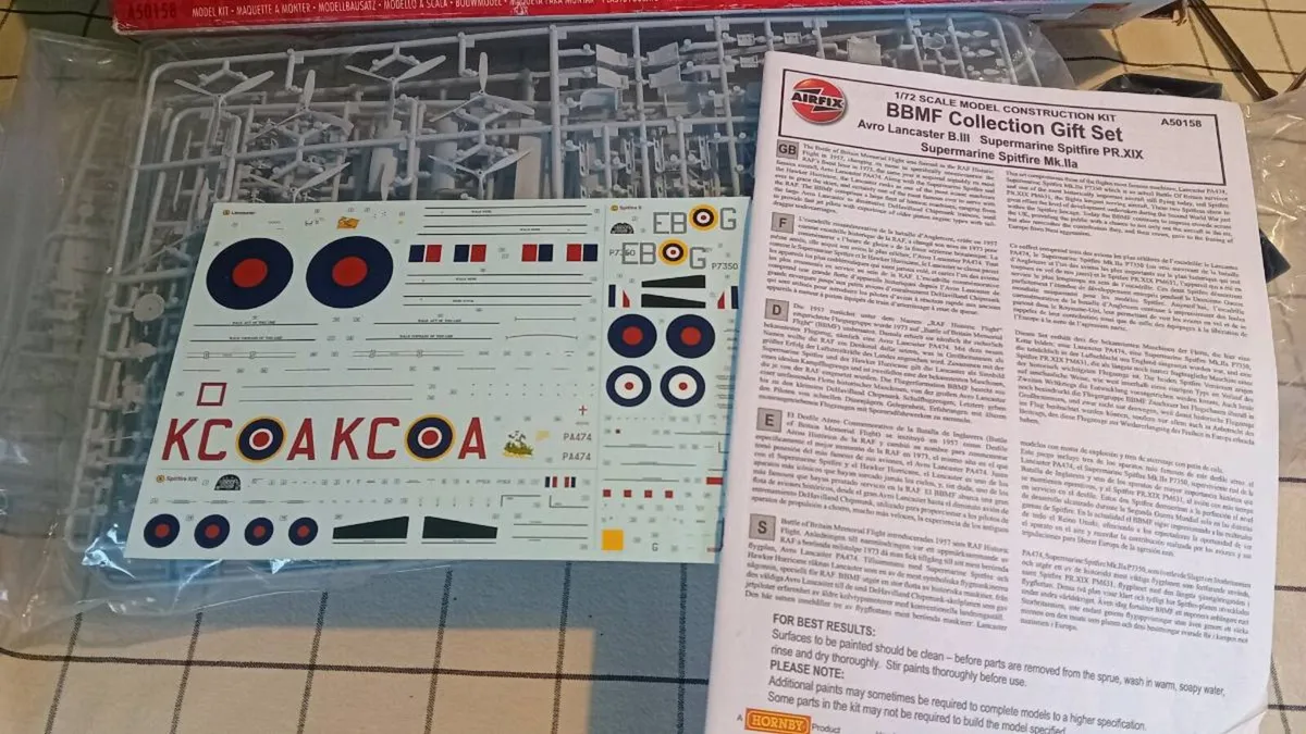 Airfix Lancaster and Spitfires - Image 2