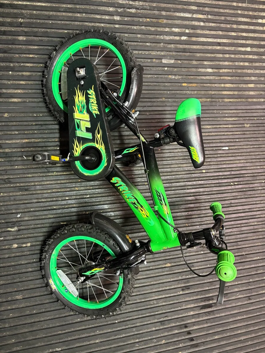 Strike Bike Green 14in - Image 1
