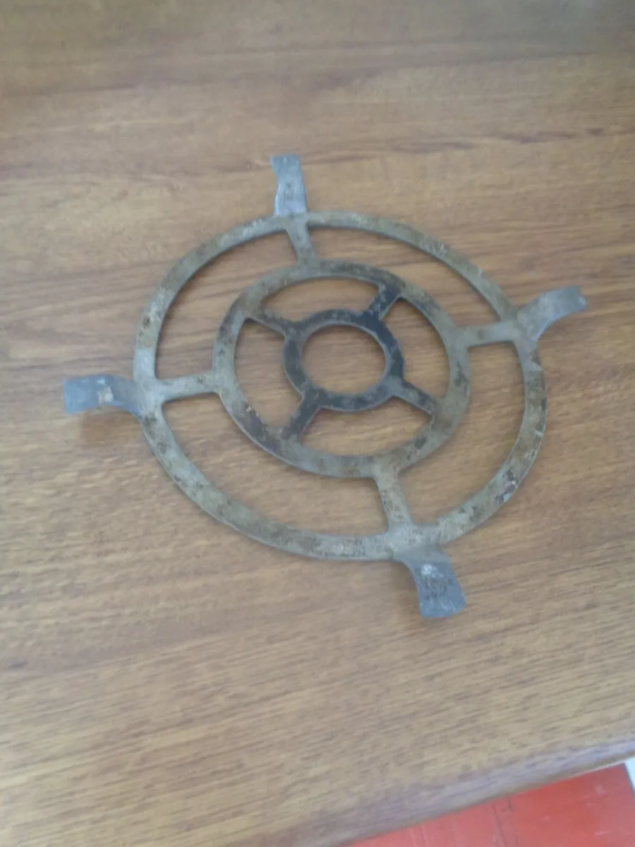 Vintage Metal Kitchen Trivet for Sale - Image 2