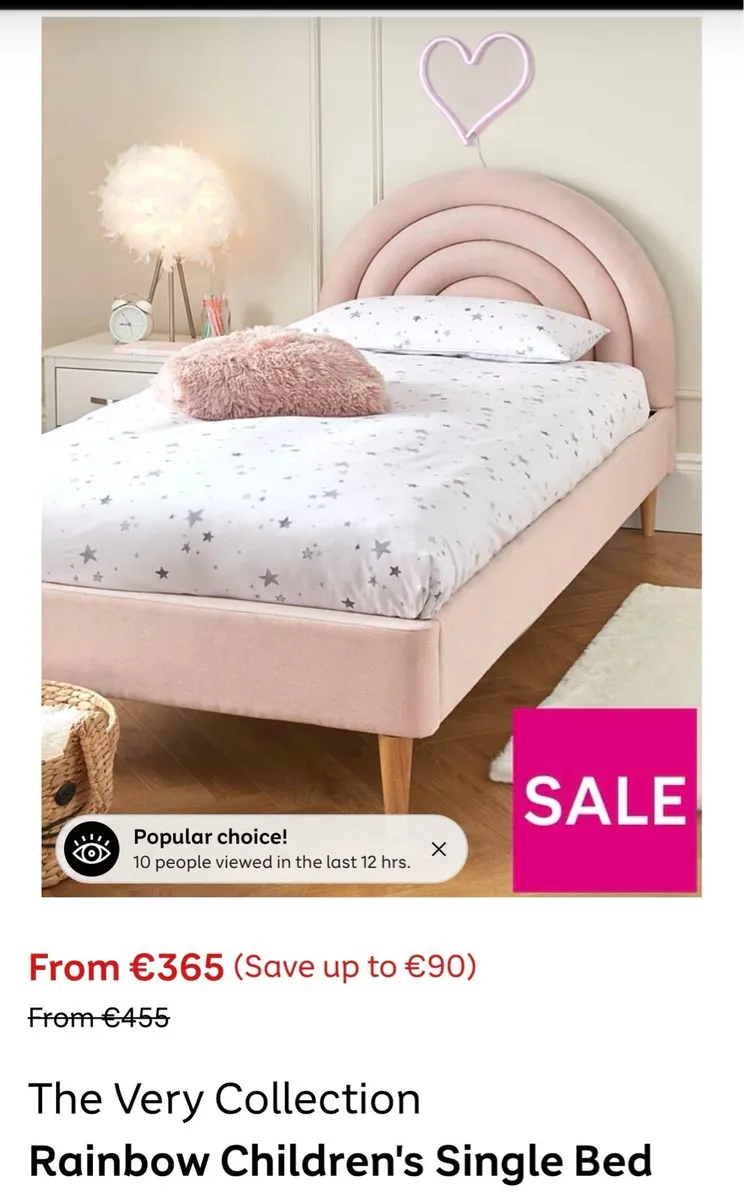 Rainbow single bed frame - Image 4