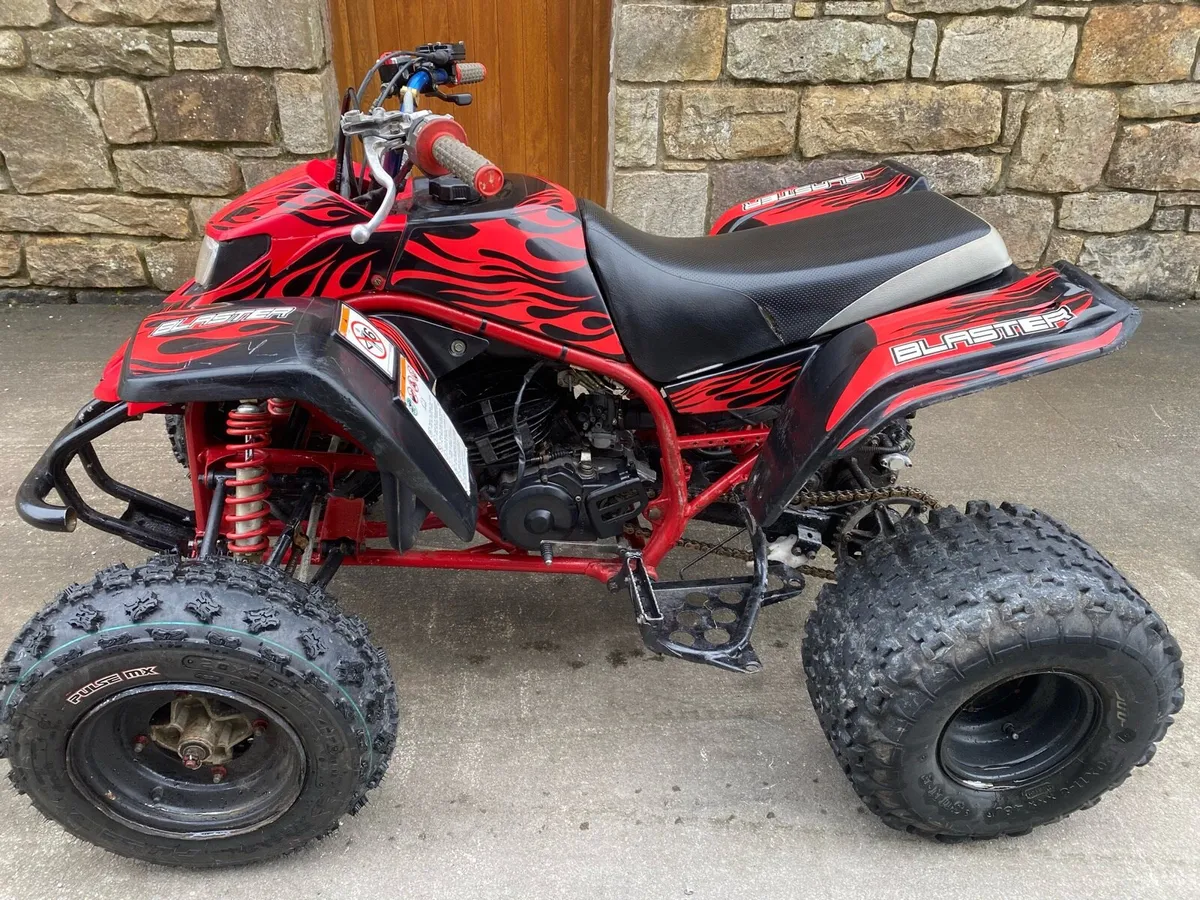 Yamaha Blaster 200cc 2 stroke Quad - Image 1