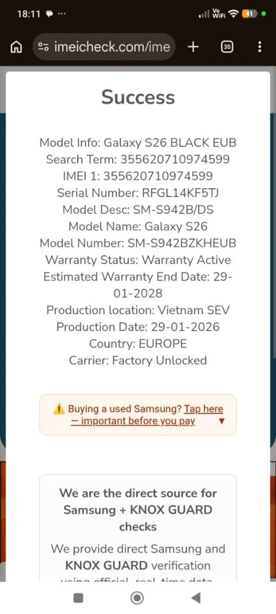Samsung s26 512gb - Image 3