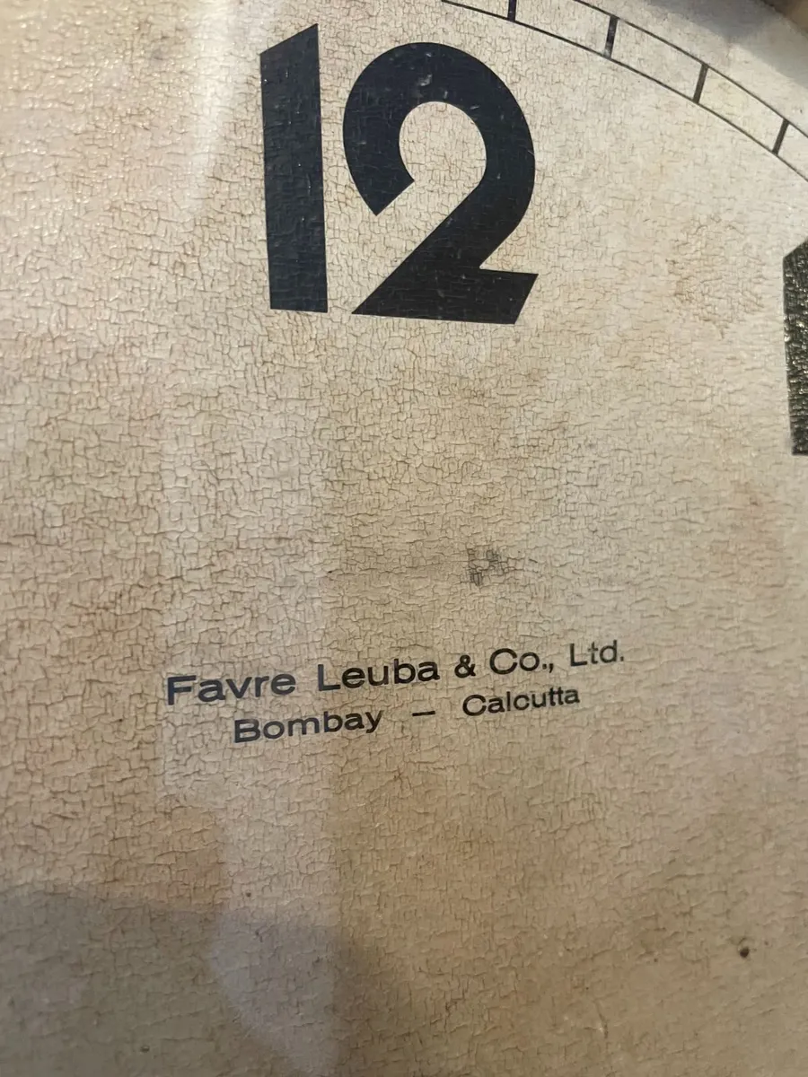 Vintage Favre Leuba & Co., Ltd. School Clock - Image 2