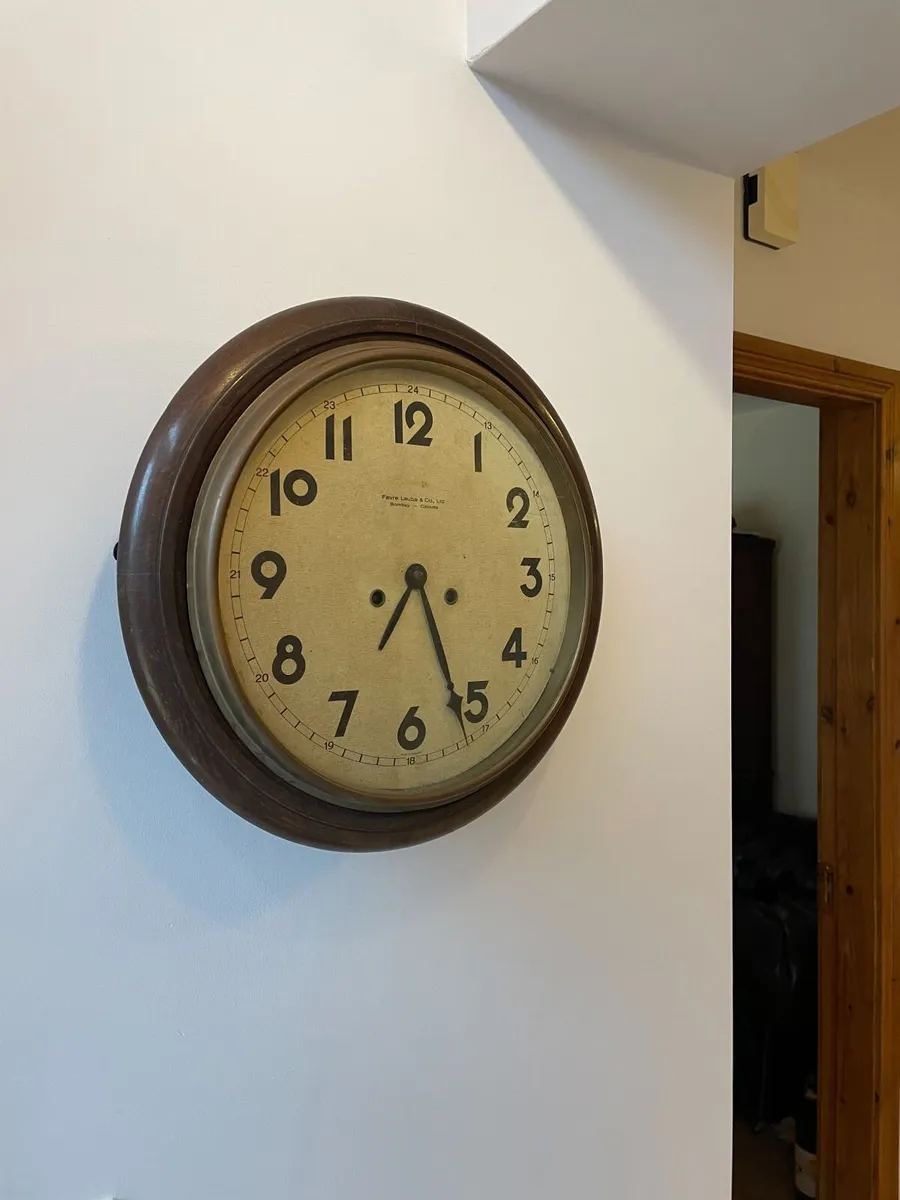 Vintage Favre Leuba & Co., Ltd. School Clock - Image 1