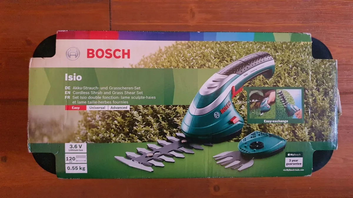 Bosch Isio Cordless Shape & Edge Trimmer - Image 1