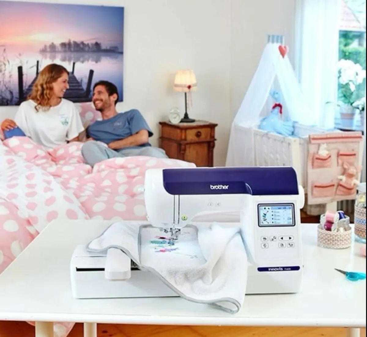 Brother embroidery machine F440e - Image 4