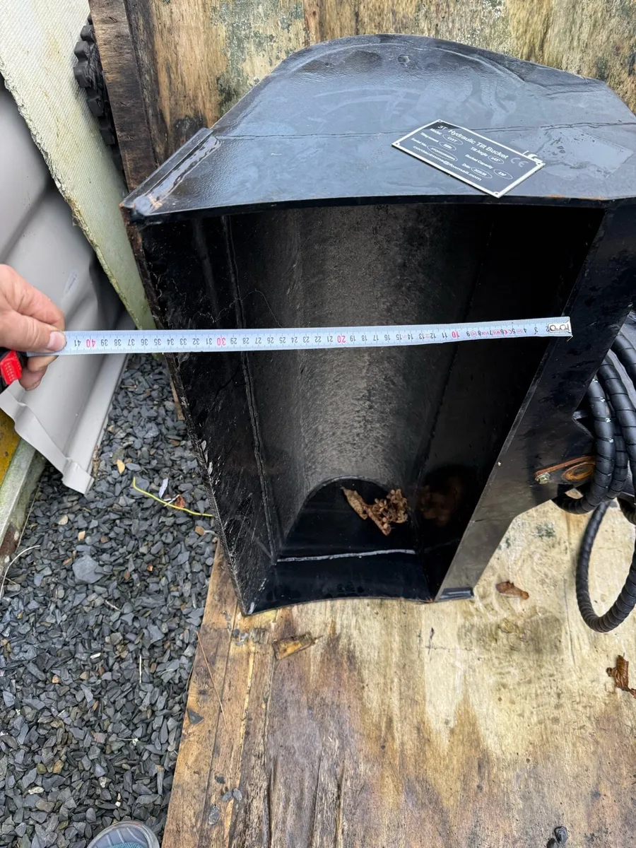 40mm pin 3ton digger bucket - Image 4