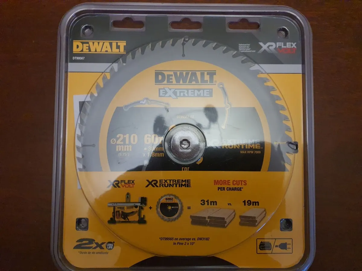 IRWIN Dewalt 190/210mm Circular Saw blades - Image 3