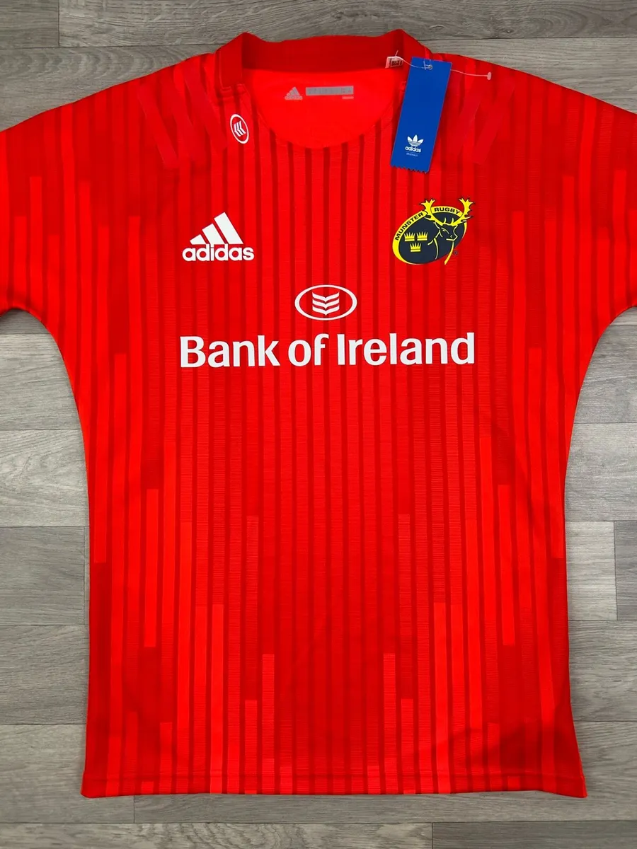 NEW Adidas Munster Rugby Jersey Shirt Mens Large - Image 2