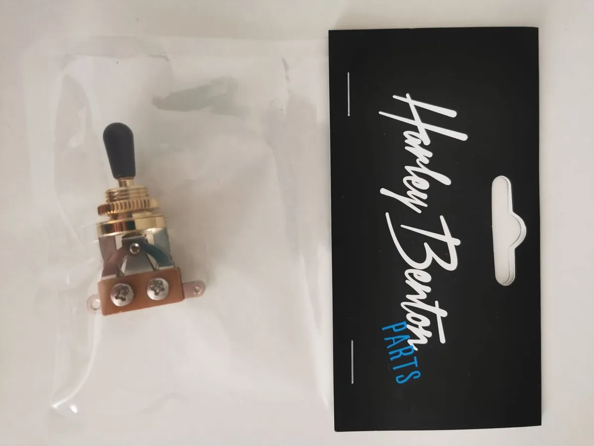 Harley Benton Parts Toggle Switch 3 possitionsGOLD